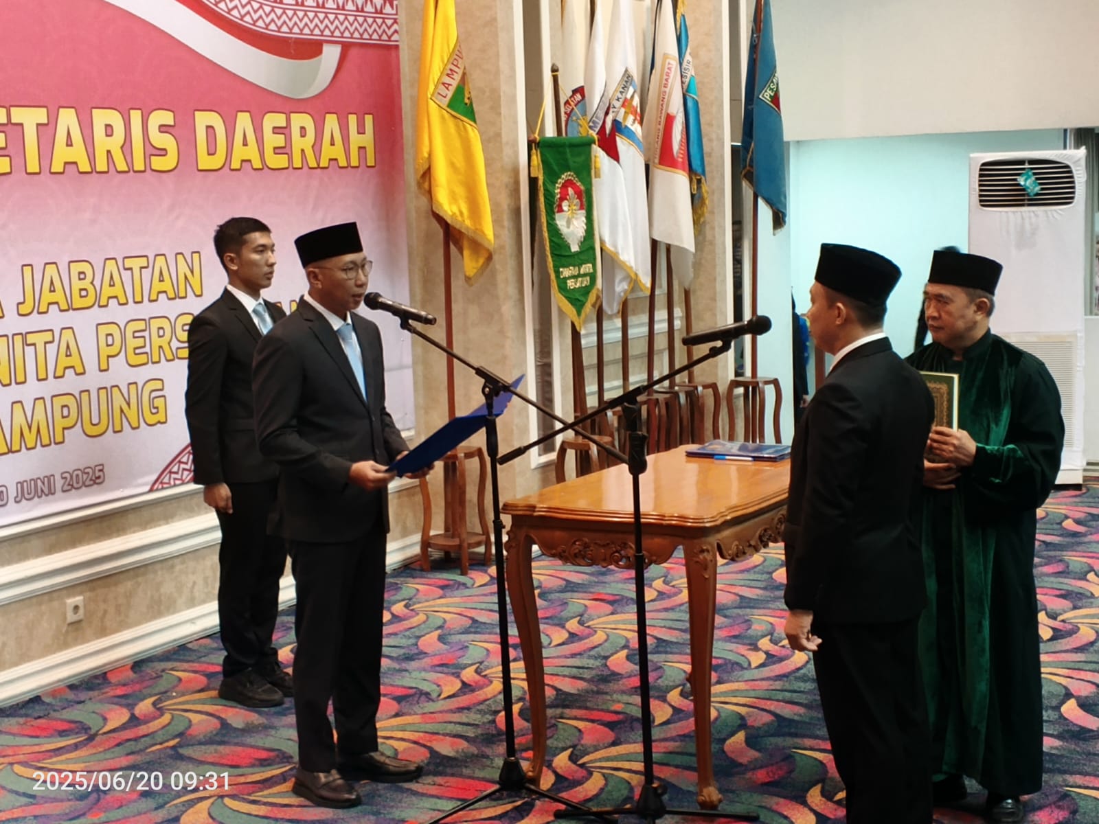 Dr. Marindo Kurniawan, ST, MM Resmi Menjabat Sekdaprov Lampung, Birokrasi Dituntut Lebih Gesit dan Melayani