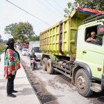 Pemerintah Kota Bandar Lampung Cor Beton Jalan Teuku Cik Ditiro
