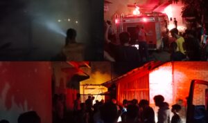 Di Bagelen Gedong Tataan, Satu Rumah Warga Ludes DiLalap Si Jago Merah