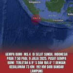 Gempa Berkekuatan 5,4 Skala Richter Terjadi Di Selat Sunda Gempa Berkekuatan 5,4 Skala Richter Terjadi Di Selat Sunda
