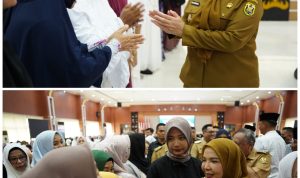 Wali Kota Bandar Lampung Hj. Eva Dwiana Resmi Membuka Pelatihan Manasik Umroh Kota Bandar Lampung Tahun 2025