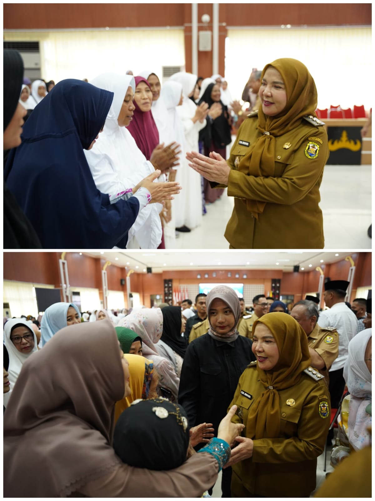 Wali Kota Bandar Lampung Hj. Eva Dwiana Resmi Membuka Pelatihan Manasik Umroh Kota Bandar Lampung Tahun 2025