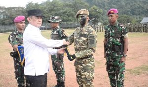 Upacara Penutupan Diksarmil Dan Manajerial SPPI Batch III Satdik II E Yonif 9 Marinir Tahun 2025