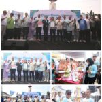 Wali Kota Bandar Lampung Hj. Eva Dwiana Resmi Membuka Acara Rekor MURI Senam Bersama dan Festival Segubal Terbesar di Tugu Adipura