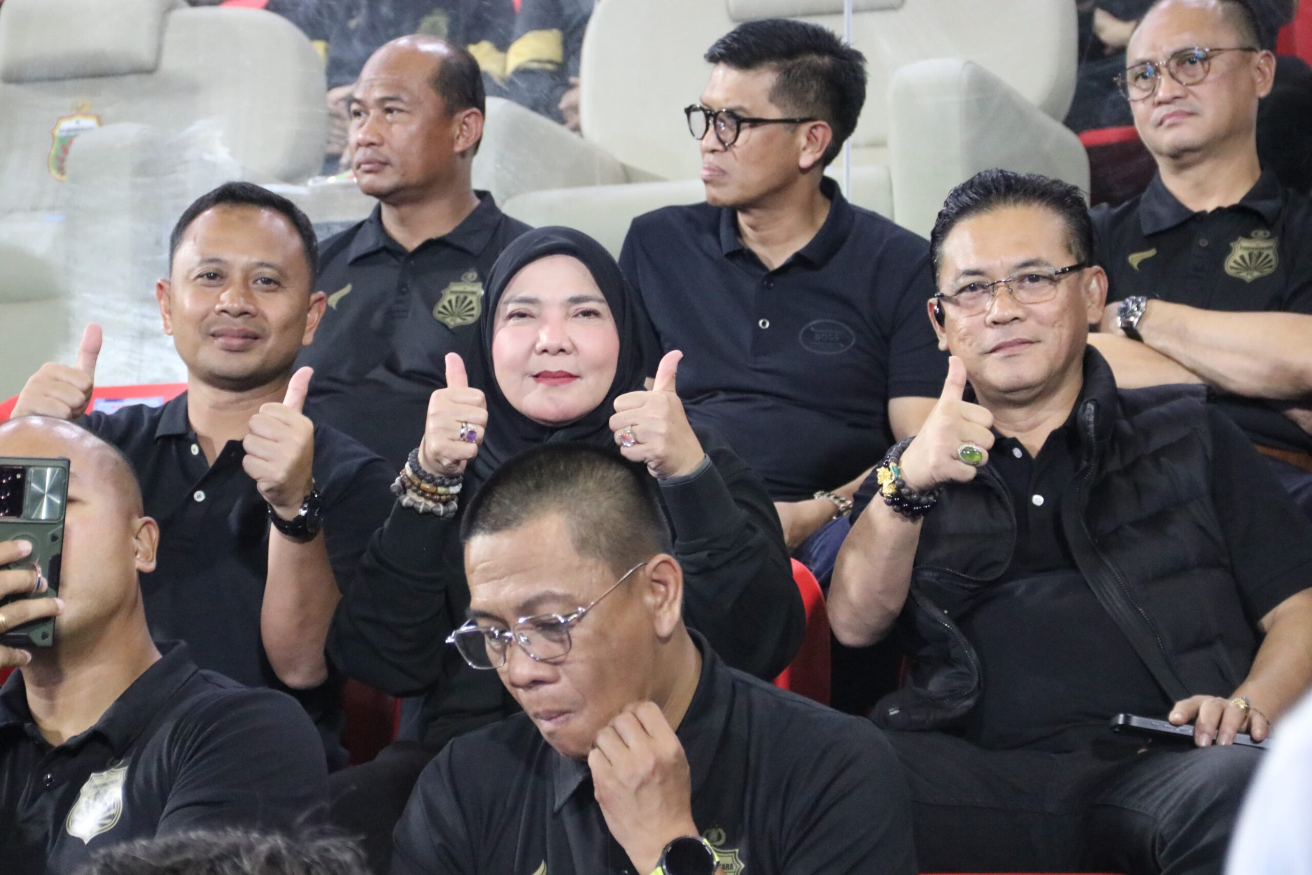 Walikota Bandar Lampung Hj. Eva Dwiana Hadiri Grand Launching Stadion Homebase Bhayangkara Presisi Lampung FC