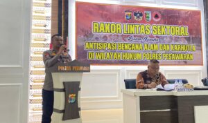Polres Pesawaran dan Forkopimda Gelar Rakor Lintas Sektoral, Antisipasi Bencana Alam dan Karhutla