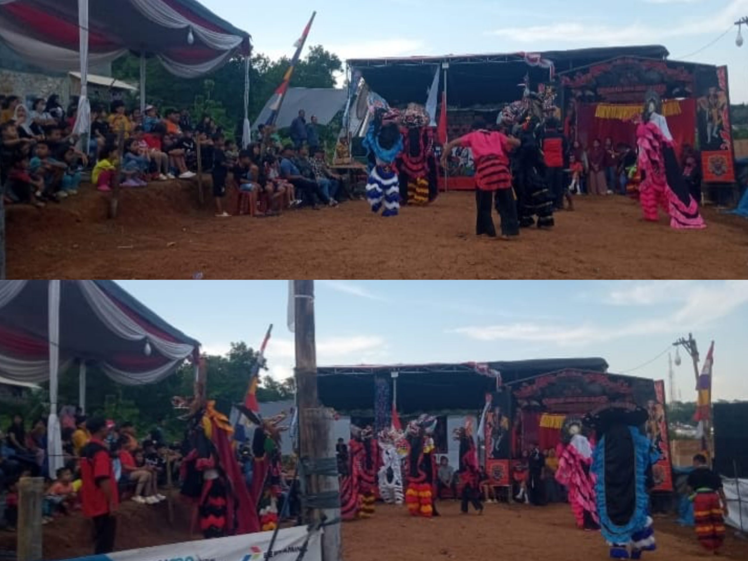 Meriah HUT RI ke-80 Tahun Warga Perumahan Citra Kesuma Gelar Kesenian Kuda Kepang dengan Segenap Prajurit Marinir