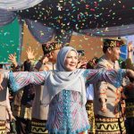 Pemerintah Kota Bandar Lampung Menggelar Pawai Budaya Tari Ngigel