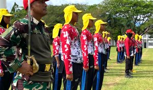 30 Anggota Paskibraka Pesawaran Jalani Latihan Intensif Jelang HUT RI ke-80
