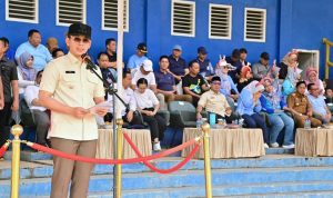 Semarak HUT ke-80 RI di SMA Kebangsaan, Bupati Egi Gaungkan Pesan Lestarikan Olahraga Tradisional