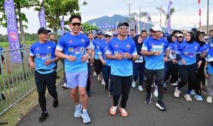 Ribuan Pelari Tumpah Ruah di Senaya Beach, Krakatau Beach Run 2025 Jadi Magnet Wisata Baru Lampung Selatan