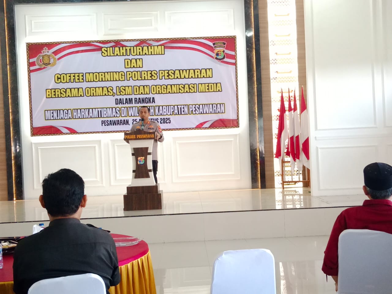 Kapolres Pesawaran AKBP Heri Sulistyo Nugroho : Kami Terbuka Dan Siap Di Kritik