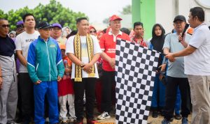 Ribuan Masyarakat Antusias Hadiri Jalan Sehat Bersama Wabup Pesawaran 