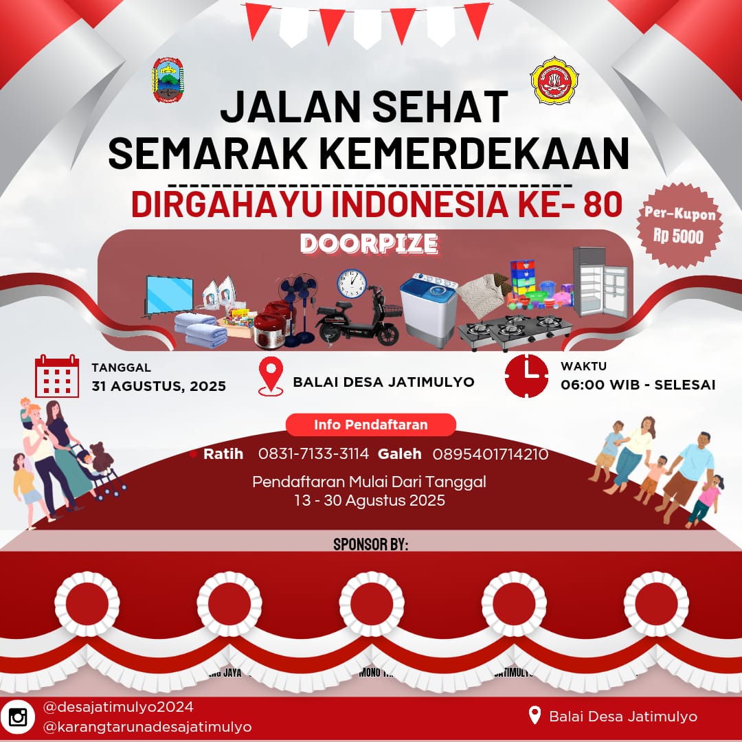 HUT RI KE 80, Artis Pantura Warnai Desa Jatimulyo Lampung Selatan 