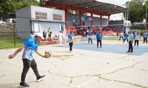 Riuh Senam, Voli, dan Futsal Warnai Haornas ke-42 di Lampung Selatan