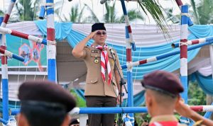 Apel Besar Hari Pramuka ke-64, Bupati Egi: Generasi Muda Harus Tangguh dan Berkarakter