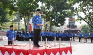 Lampung Selatan Harus Jadi Contoh, Bupati Egi Tekankan Disiplin dan Semangat Kolektif ASN di Upacara Bulanan