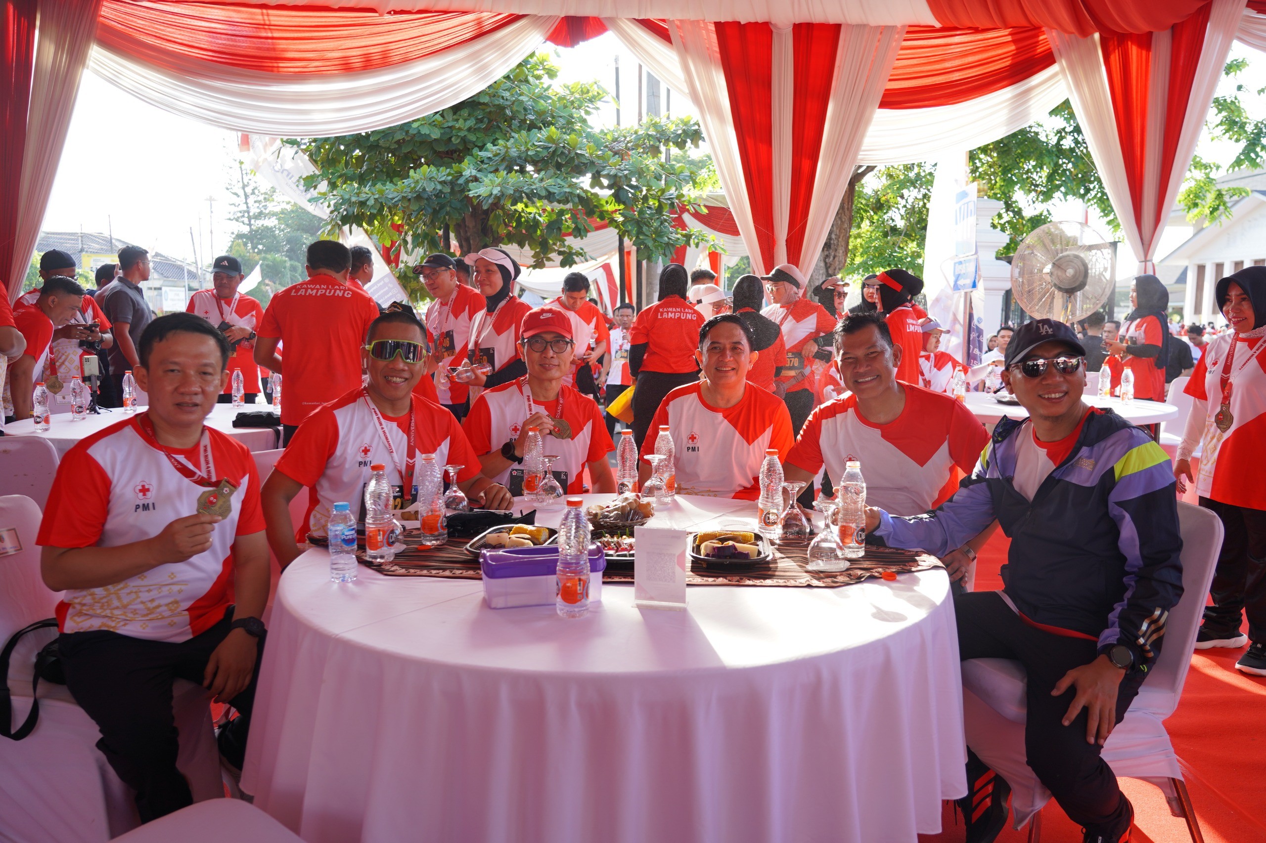 PMI Run 4 Humanity HUT Ke-80 PMI Tahun 2025, Sekdaprov Lampung Marindo Kurniawan Ajak Masyarakat Hidup Sehat dan Peduli Sesama