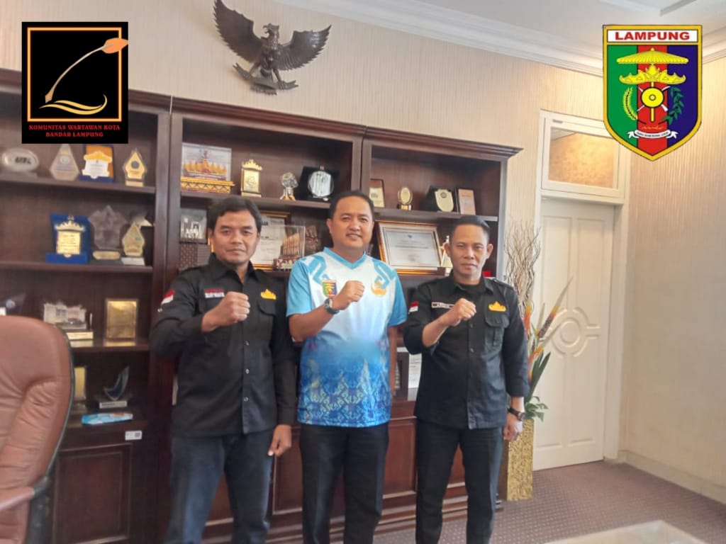Komunitas Wartawan Kota  Bandar Lampung  Audiensi Ke Kadisdik Provinsi Lampung