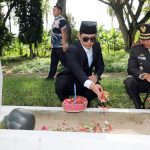 Khidmat! Kodim 0421/LS Gelar Ziarah Nasional HUT TNI Ke-80 di TMP Kusuma Bangsa