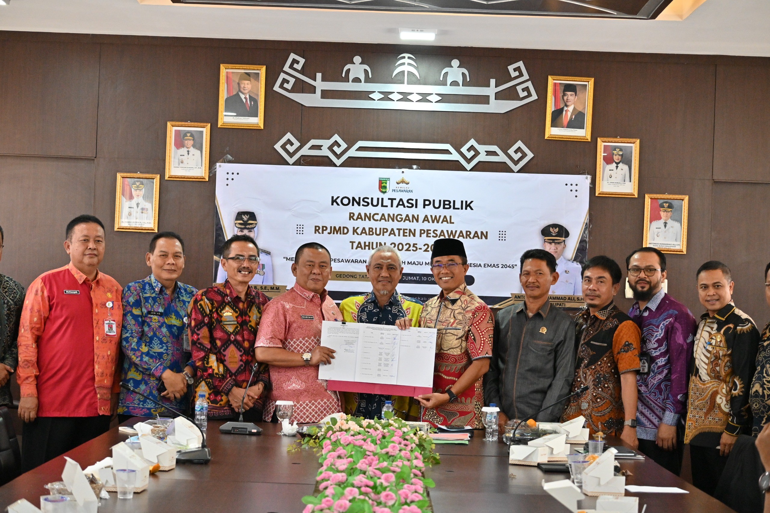 Pemkab Pesawaran Gelar Forum Konsultasi Publik Rancangan Awal RPJMD 2025-2029