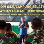 Sinergi dengan TNI, Damkarmat Lampung Selatan Perluas Kapasitas Penanganan Darurat Kebakaran