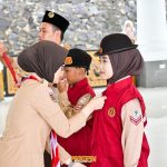 Ketua Mabicab Nanda Indira Lepas 86 Peserta Kontingen Kwarcab Pesawaran pada Perhelatan Jambore Daerah ke-VII