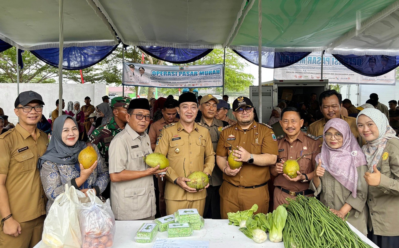 Pasar Murah di Merbau Mataram, Pemkab Lampung Selatan Hadirkan Solusi Nyata Bagi Masyarakat