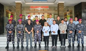 Silaturahmi Pemkab Pesawaran dan Brigif 4 Marinir/BS Dorong Kolaborasi Lintas Sektor