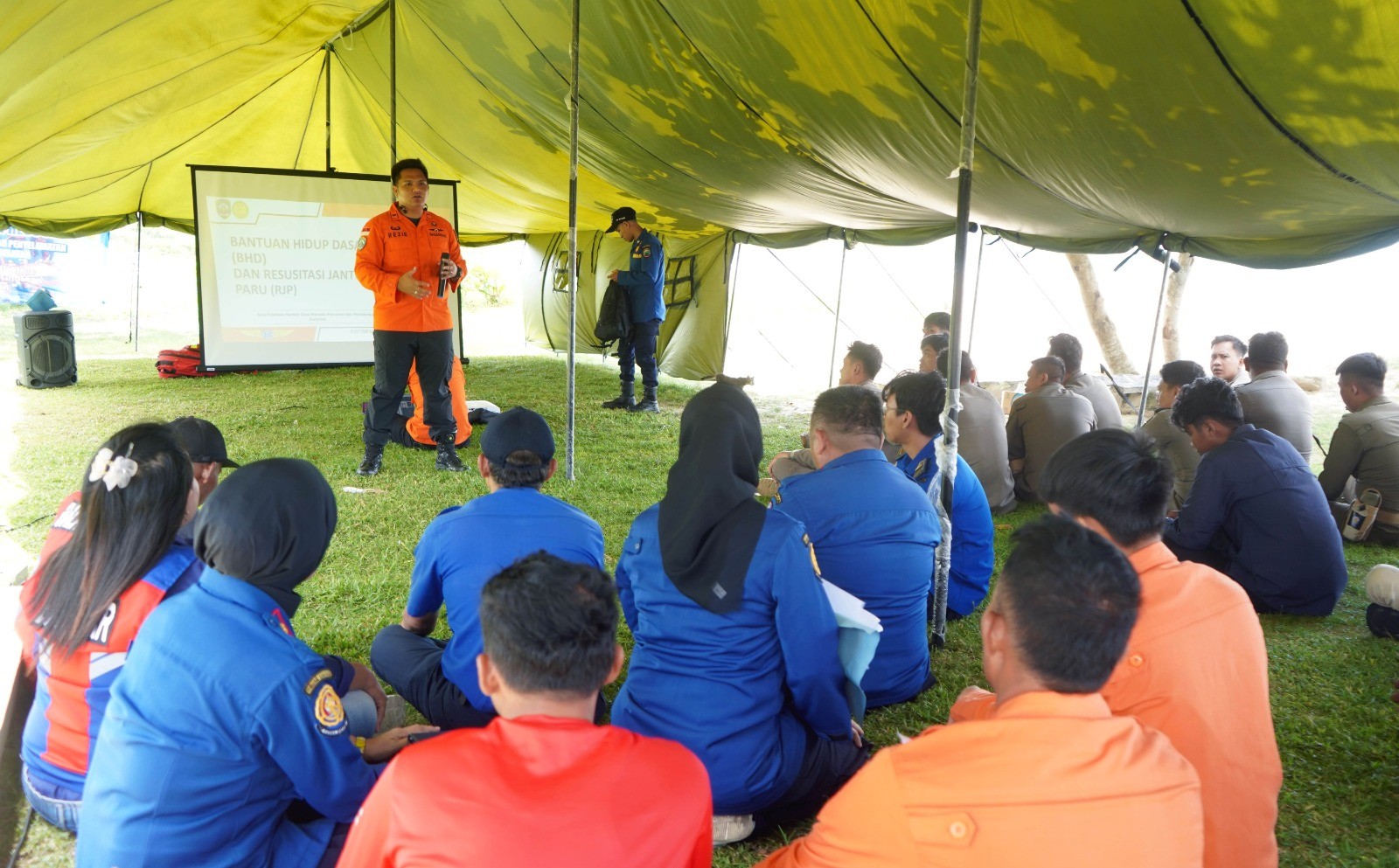 Latihan Water Rescue di Pantai Kedu, Peserta Ditempa Teknik Penyelamatan Korban