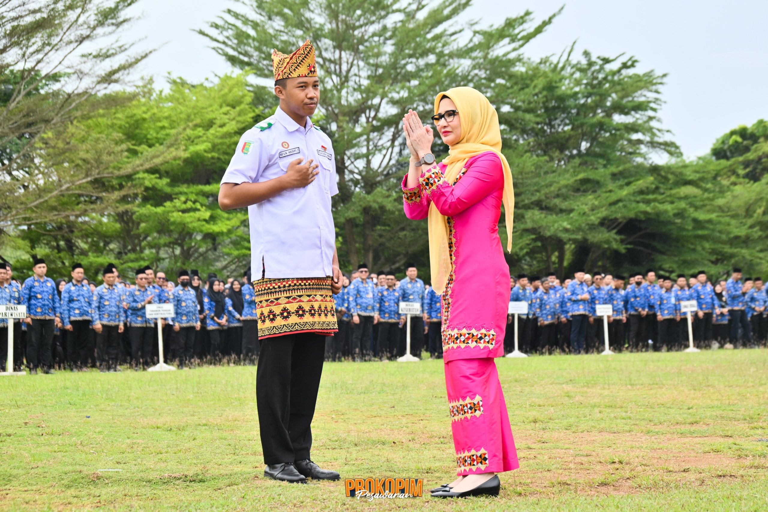 Upacara Peringatan Hari Sumpah Pemuda ke-97 di Lingkungan Pemkab Pesawaran “Pemuda Pemudi Bergerak Indonesia Satu”