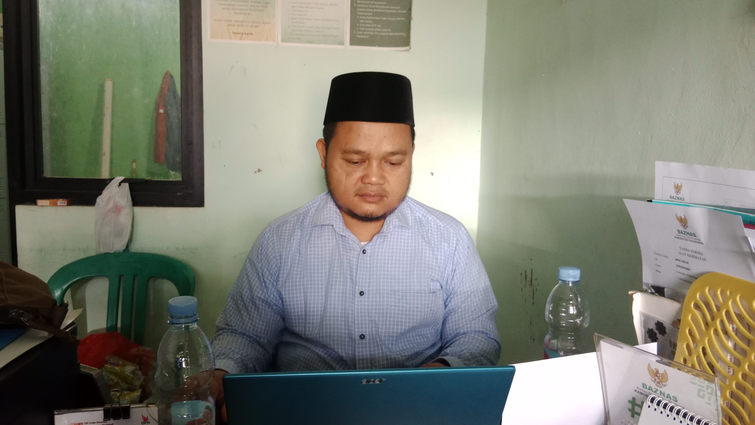 Baznas Gandeng SMSI Pesawaran Memberi Santunan Ke Anak Yatim