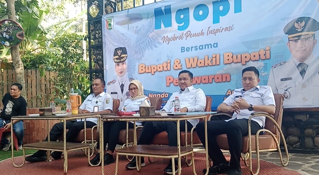 Ngopi Bareng dengan Awak Media, Kadis Kominfo Curhat Ke Bupati Pesawaran