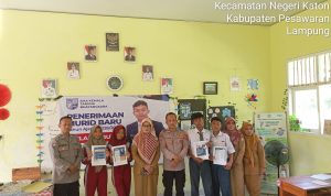 Panit Binmas Polsek Gedong Tataan Sosialisasi  SMA Kemala Taruna Bhayangkara