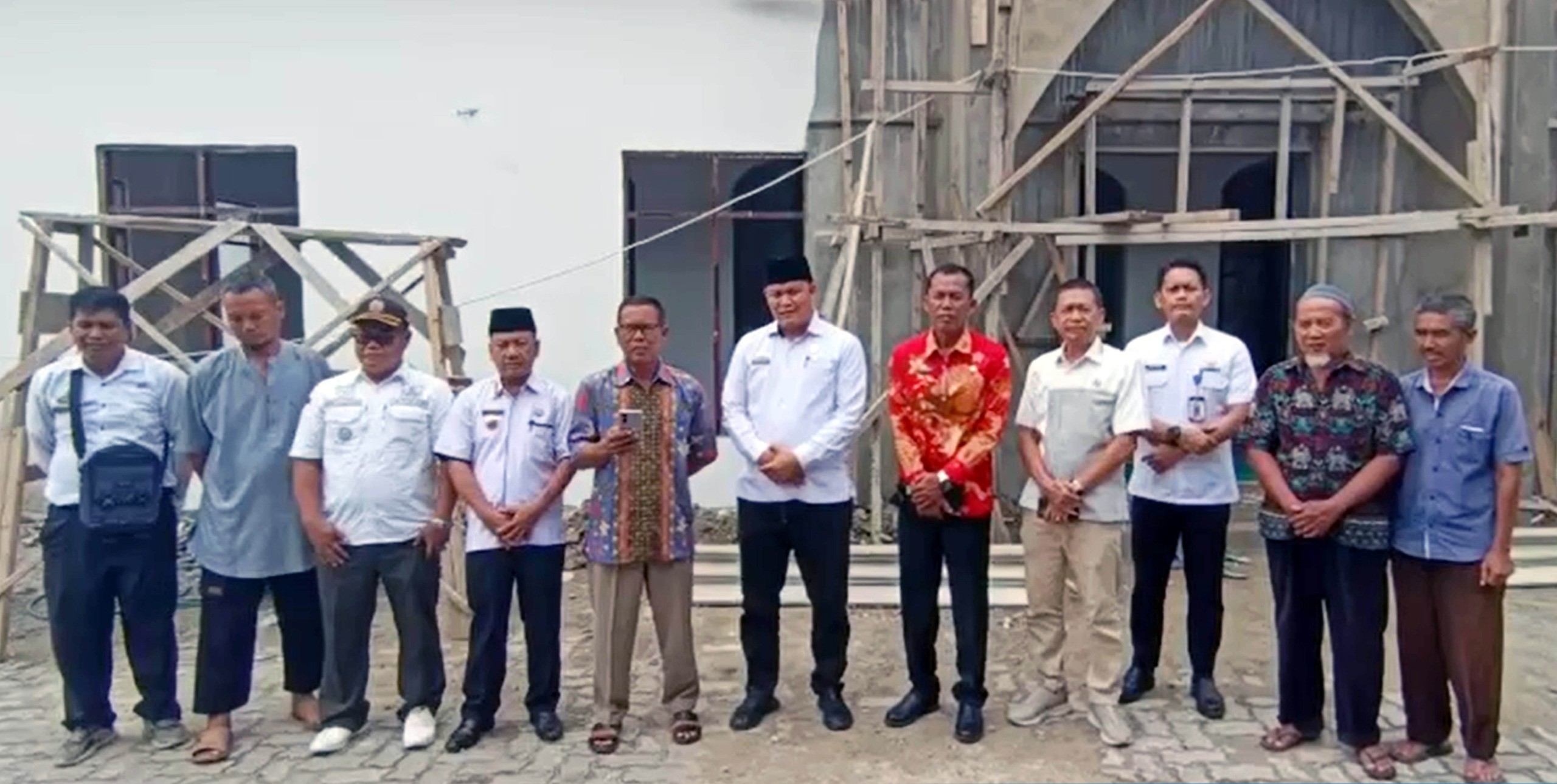 Pastikan Tepat Sasaran, Pemkab dan Komisi IV DPRD Lampung Selatan Tinjau Langsung Penggunaan Dana Hibah Masjid