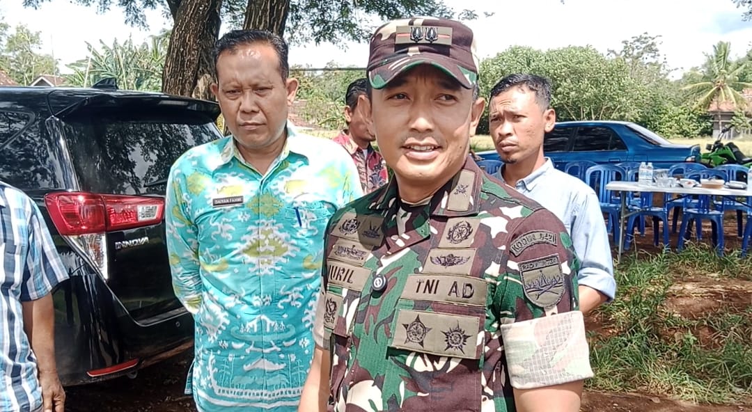 Percepat Pembangunan Gerai Koperasi, Dandim 0421 Lamsel Turun ke Desa Sukaraja Gedong Tataan