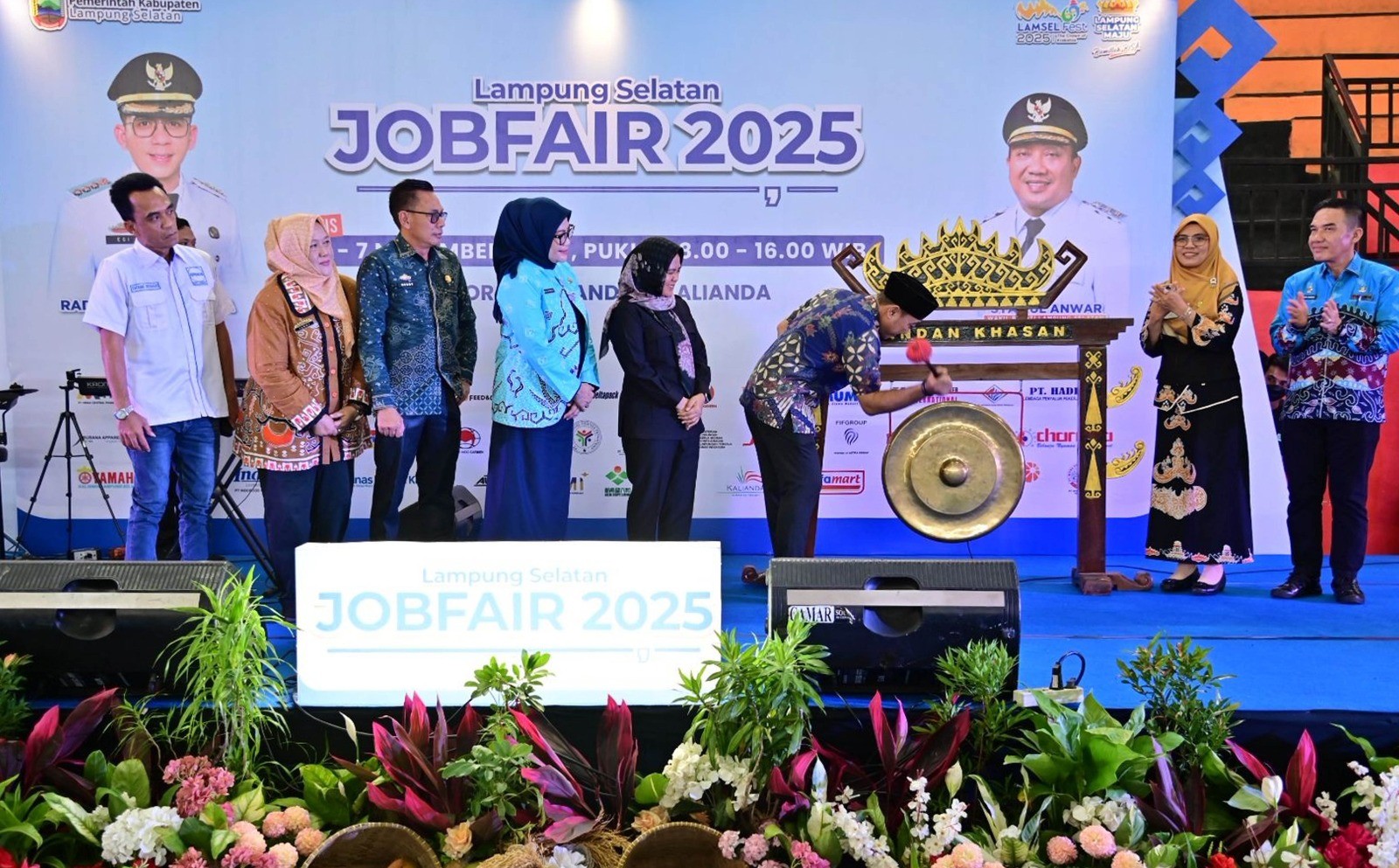 Job Fair Lampung Selatan 2025 Resmi Dibuka, 45 Perusahaan Tawarkan 1.825 Lowongan Kerja