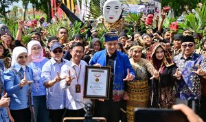 1.500 Penari Pecahkan Rekor MURI, Tari Tuping Lampung Selatan Catat Sejarah Dunia