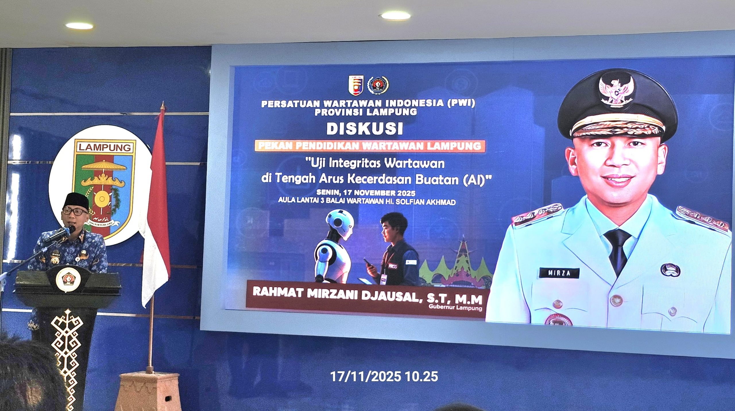 Gubernur Rahmat Mirzani Djausal Dukung HPN Dan Porwanas 2027, Diselenggarakan Di Lampung