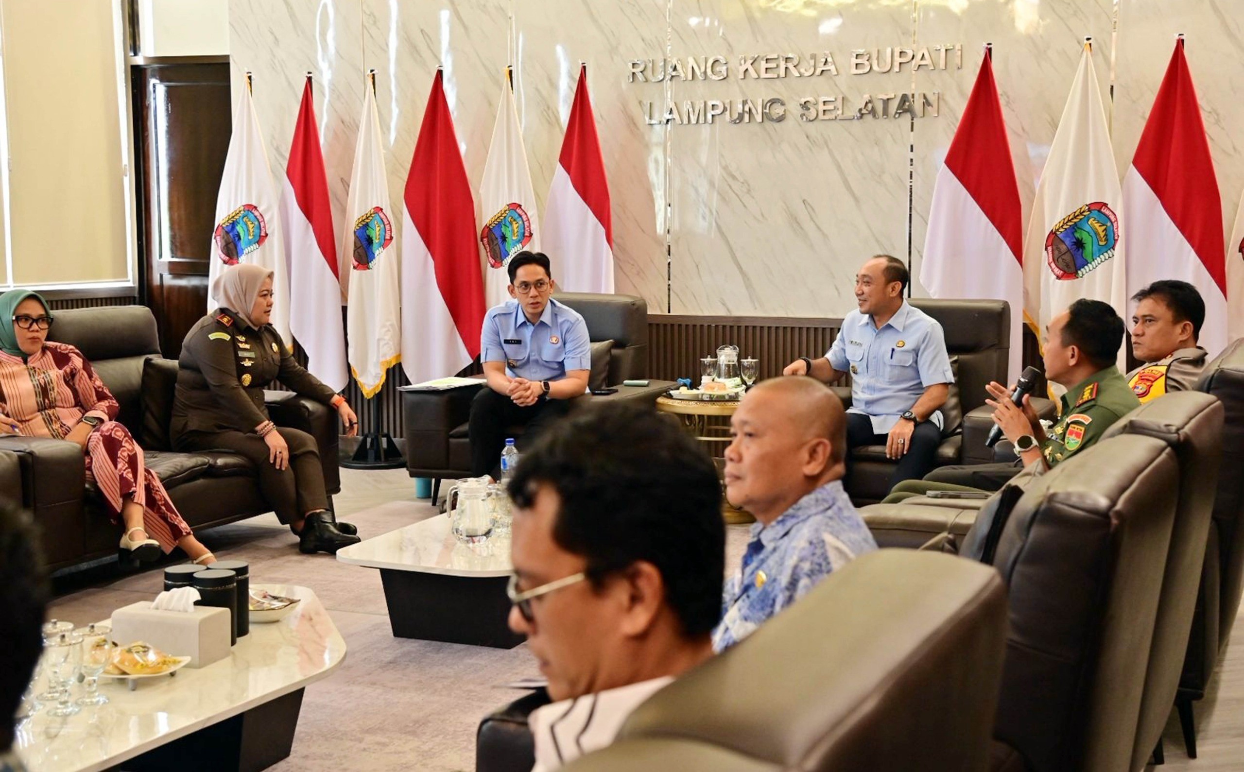 Bupati dan Forkopimda Lampung Selatan Solid Kawal Program Nasional KDMP, Dandim 0421/LS Pimpin Percepatan Pembangunan Gerai dan Gudang