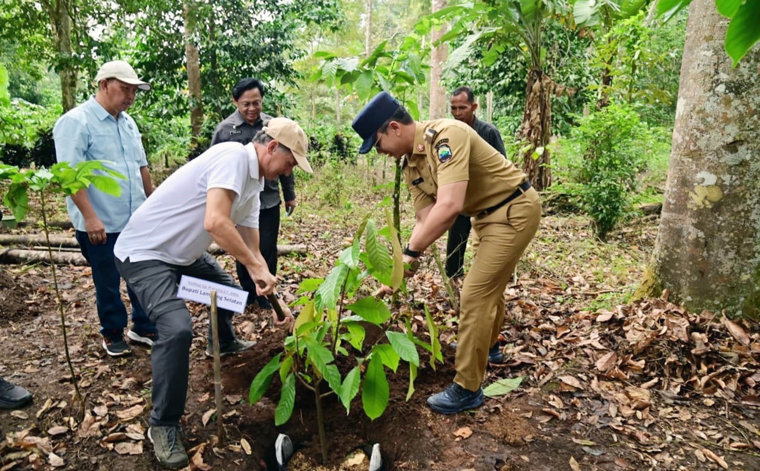 Zulkifli Hasan Minta Petani Jaga Gunung Rajabasa: “Hutan Lindung Tidak Boleh Diapa-apakan”.