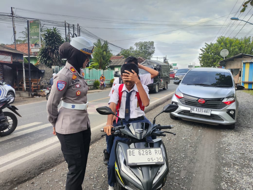 Satlantas Polres Pesawaran Gelar Operasi Zebra 2025, Catat 1087 Kasus Pelanggaran