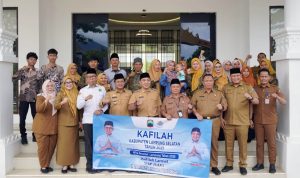 Lampung Selatan Berangkatkan Kafilah MTQ Tingkat Provinsi, Wabup Syaiful Tegaskan Penguatan Identitas Religius Daerah