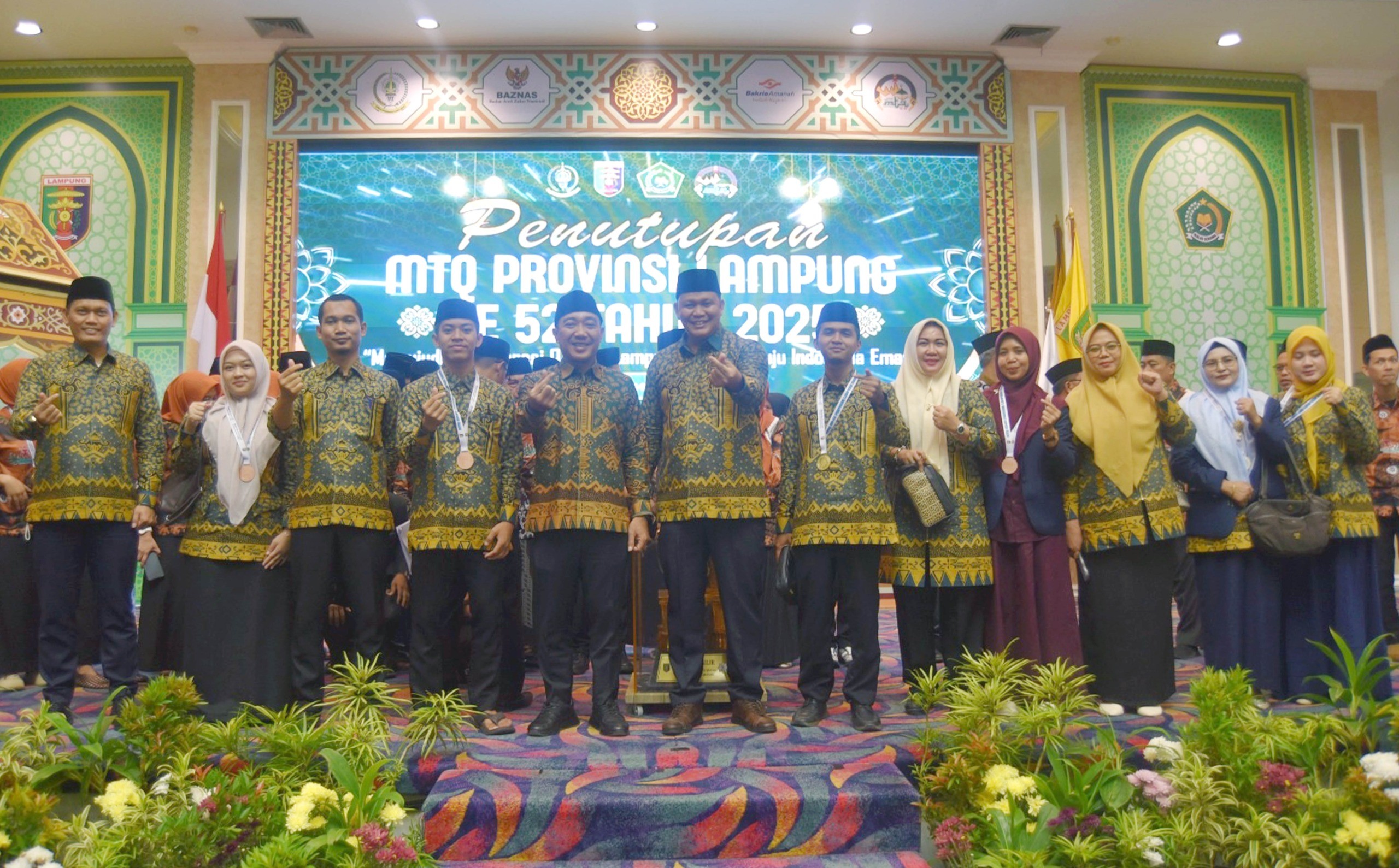 Lampung Selatan Tembus 4 Besar MTQ Provinsi Lampung 2025, Prestasi Kafilah Terus Meningkat