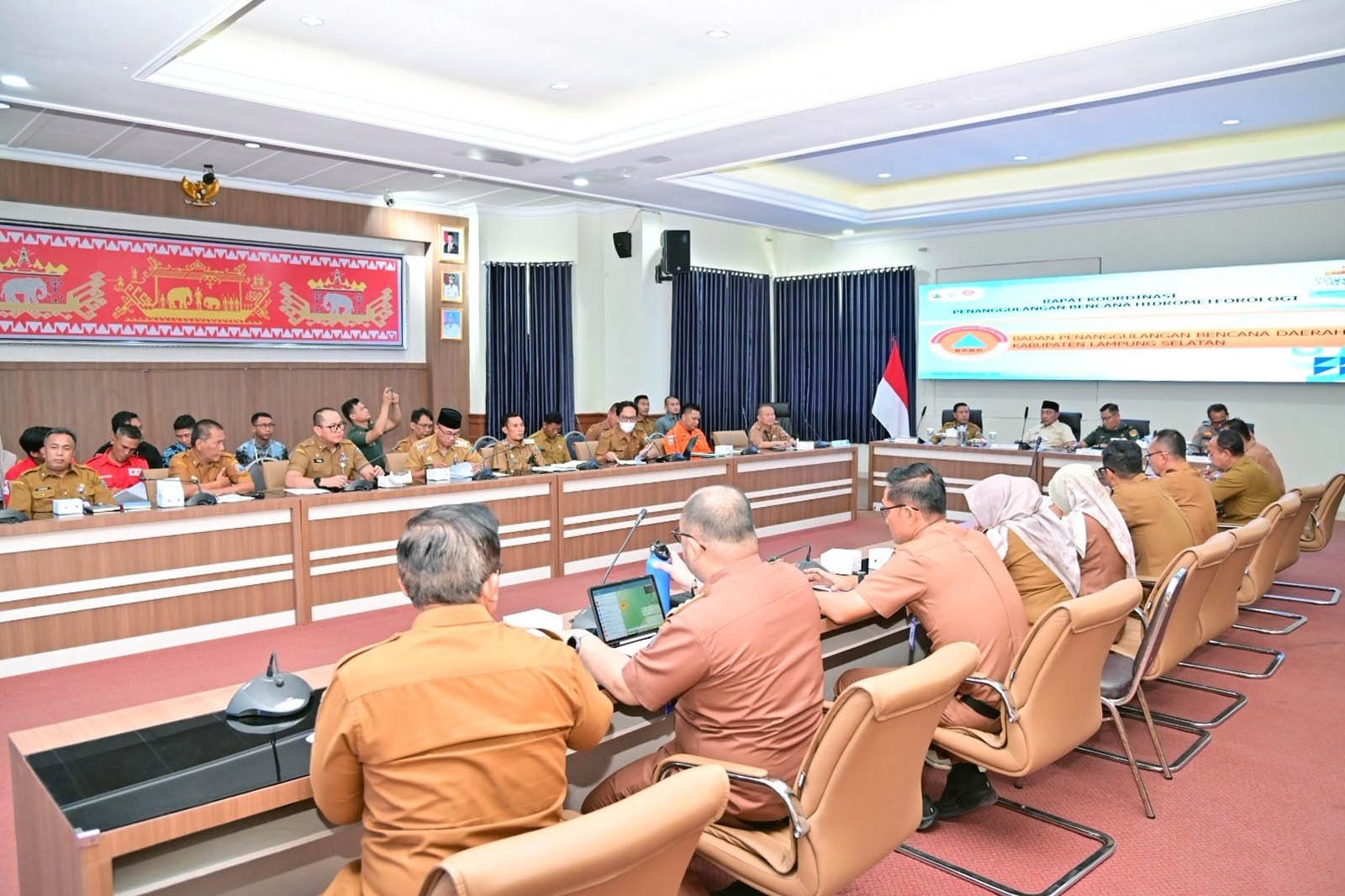 Hadapi Ancaman Hidrometeorologi, Pemkab Lampung Selatan Perkuat Sinergi Lintas Sektor