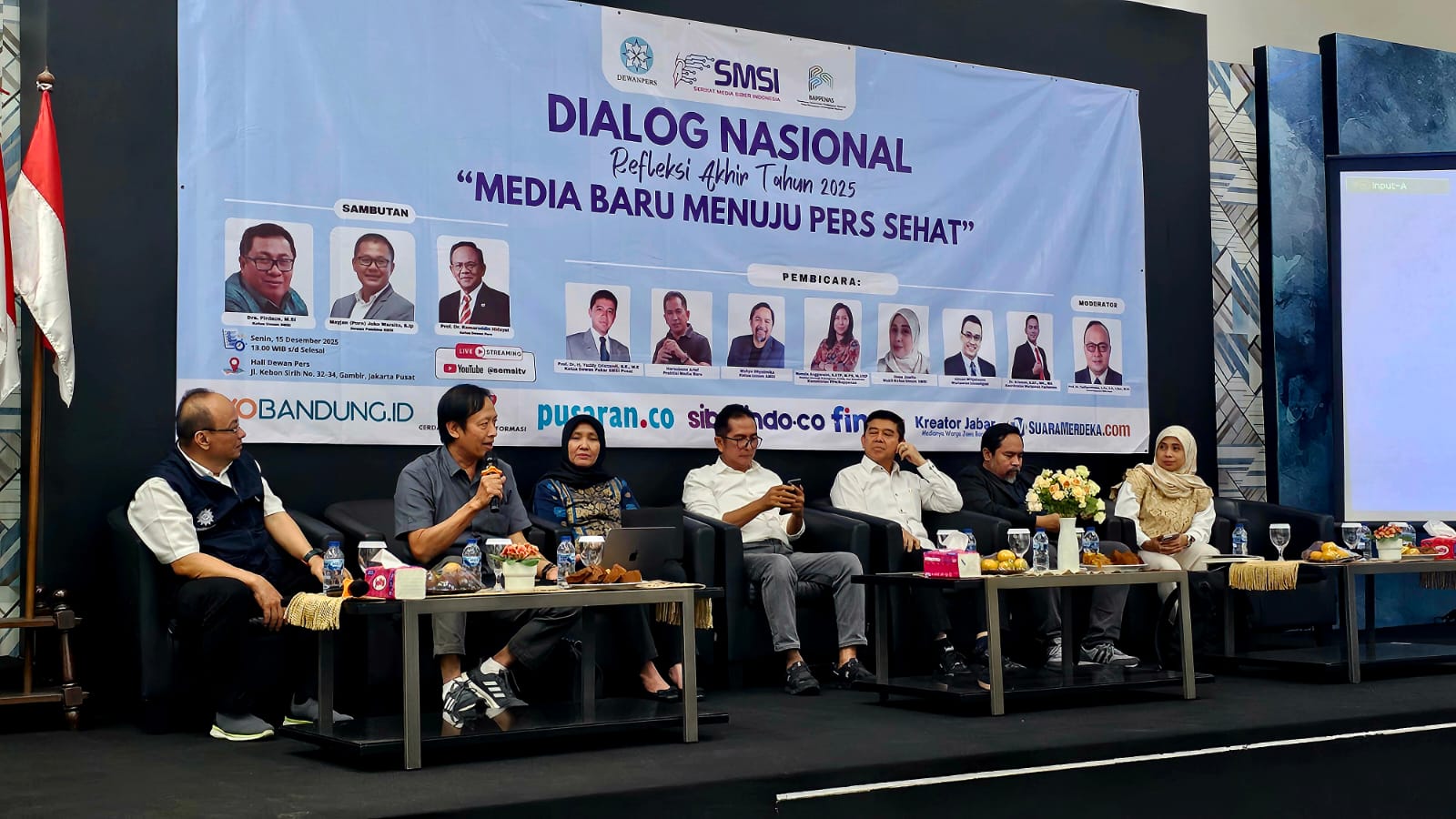 Ketua Dewan Pers Komaruddin Hidayat Buka Dialog Nasional SMSI: Media Baru Harus Mengarah pada Pers Sehat