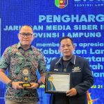 Bupati Lampung Selatan Raih Anugerah Daerah Harmonis dan Berkelanjutan dari JMSI Lampung