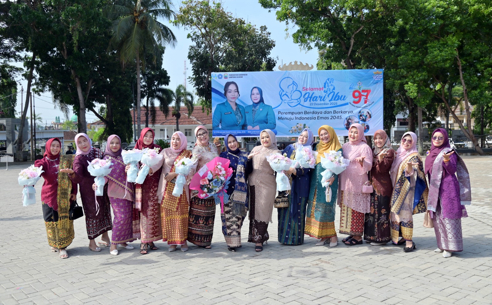 Peringatan Hari Ibu ke-97: Perempuan Ambil Peran Penuh dalam Upacara Bendera di Lampung Selatan