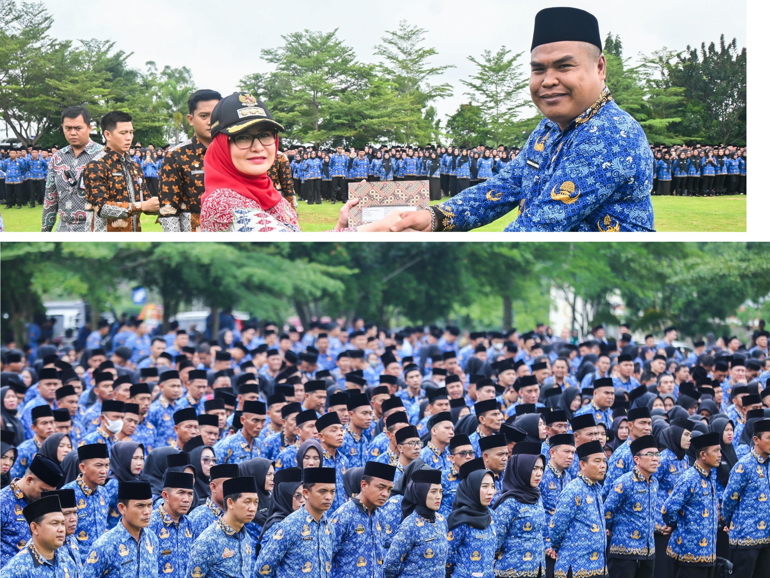 Penyerahan 3.457 SK PPPK : Bupati Pesawaran, Ini Amanah Pengabdian Kepada Negara