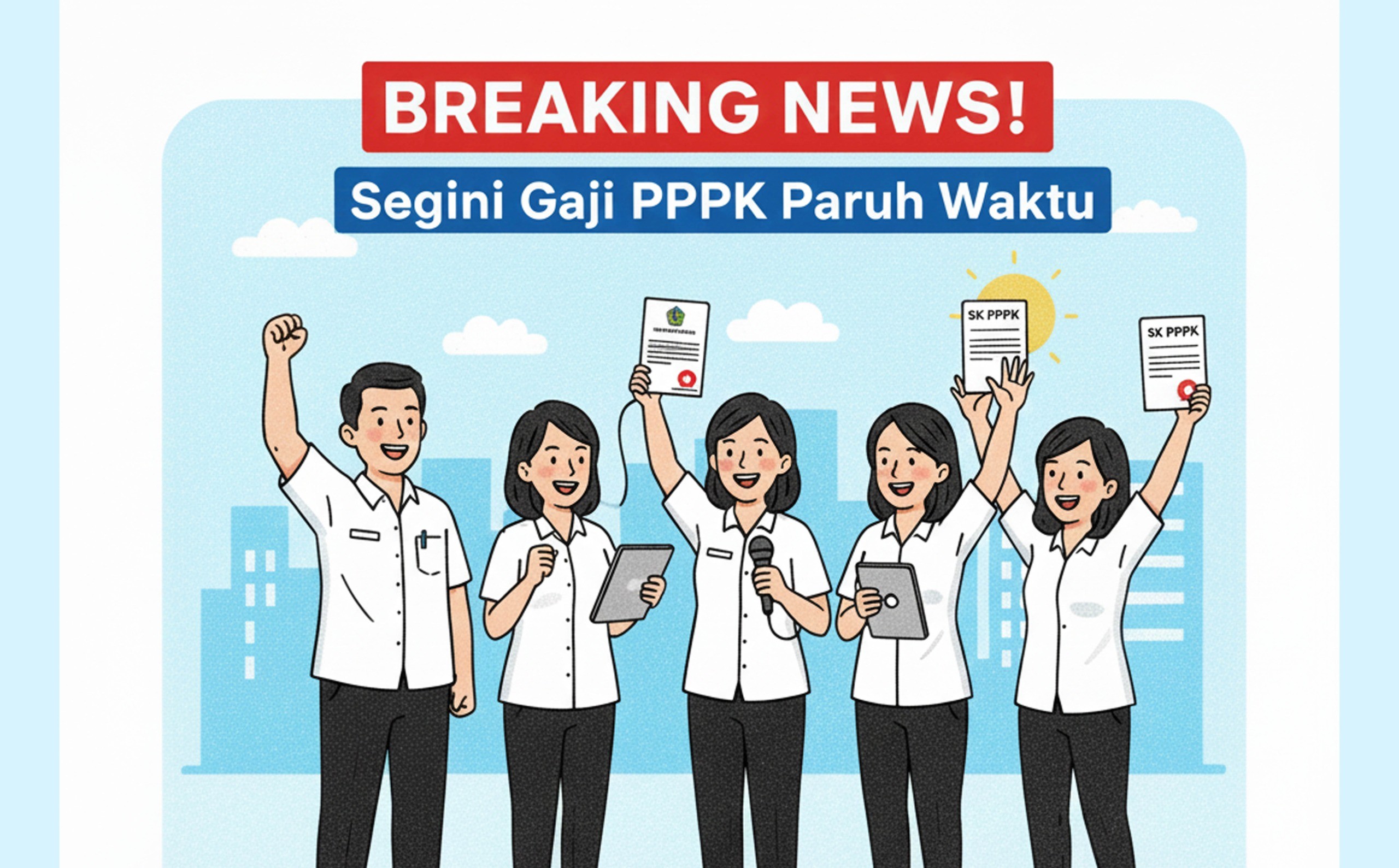 BREAKING! Segini Skema Gaji PPPK Paruh Waktu di Lampung Selatan